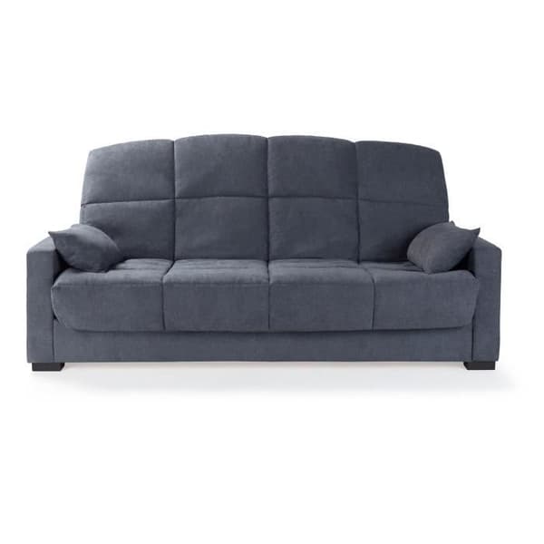 3-sits bäddsoffa - Antracitgrå - 14 cm madrass - 130 x 190 cm - MEGAN