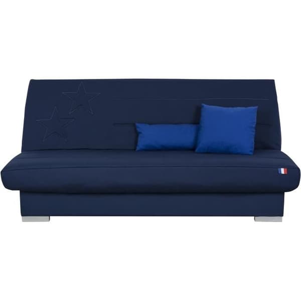 3-sits bäddsoffa - Blå - Sov 120x190 cm