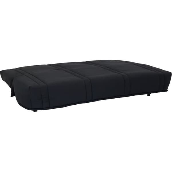 3-sits bäddsoffa - Svart tyg - Modern stil - L 193 x D 92 cm - LENA