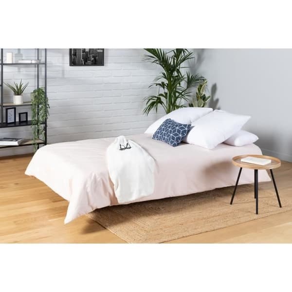 Bänk clic clac 3 platser - tyg Bikini blå - Modern stil - L 190 x P 92 cm - DRÖM