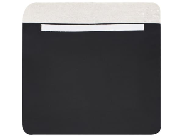 Sovesofa Off-white Stoff 2-seter Utfellbar ramme med madrass Gjesteseng Sofa