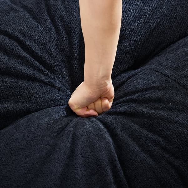 Modulsofa 5-personers fløjlshjørnesofa – ergonomisk design, ekstra stort sæde, memoryskum, robust konstruktion og komfortable armlæn