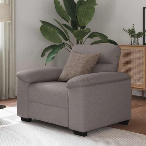 Soffstol taupe 60 cm tyg