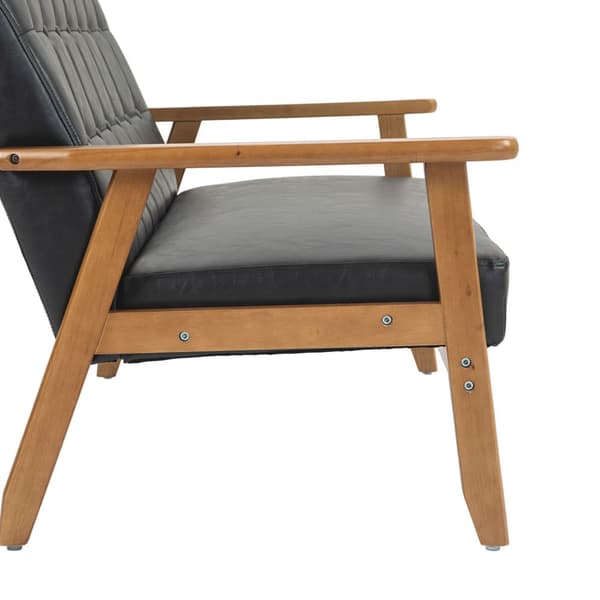 2-sits Soffa med Mjuk Skumstoppning i Andningsbart Polyester – Massiv Träram, Bekväm för Vardagsrum, Sovrum, Kontor och Lounge