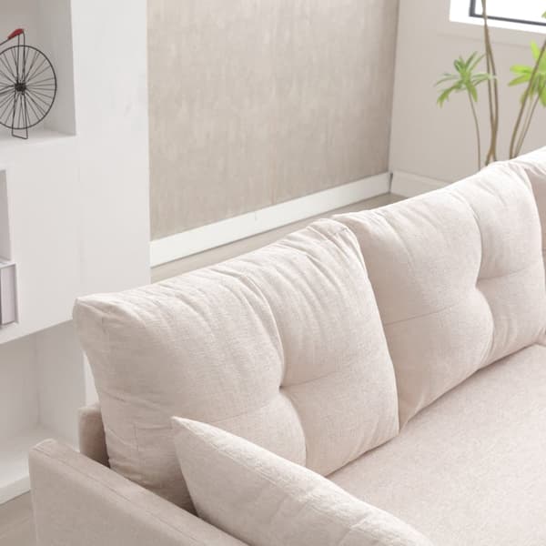 Modulær sofa hjørnesofa L-formet med vendbar Divan – Modulær Sectina sofa med opbevaringsrum og siddepladser