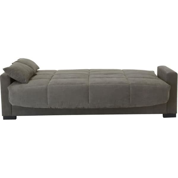 3-sits bäddsoffa - Taupe - 17 cm madrass - L223 x D96 x H 103 cm - MEGAN