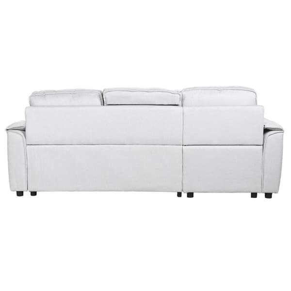 Sovesofa Home ESPRIT Lysegrå Moderne 220 x 153 x 88 cm