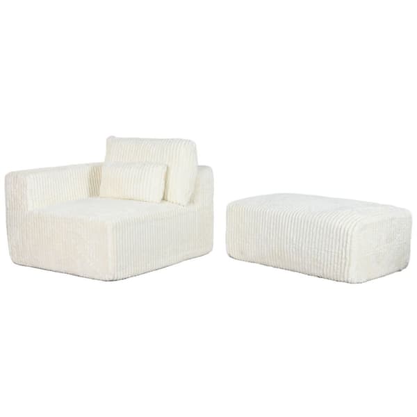 Sofa Home ESPRIT Krem Scandi 220 x 158 x 91 cm