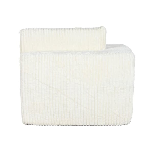 Sofa Home ESPRIT Krem Scandi 220 x 158 x 91 cm