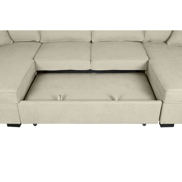 Sovesofa Home ESPRIT Sand Moderne 298 x 154 x 92 cm