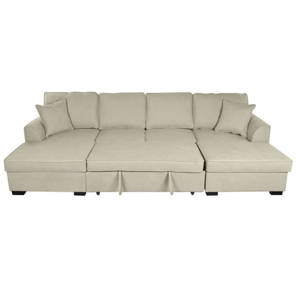 Sovesofa Home ESPRIT Sand Moderne 298 x 154 x 92 cm