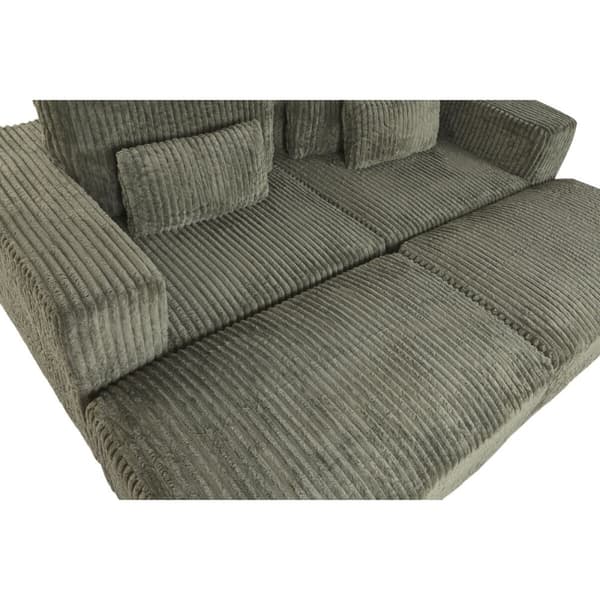 Sofa Home ESPRIT Grønn Scandi 220 x 158 x 91 cm