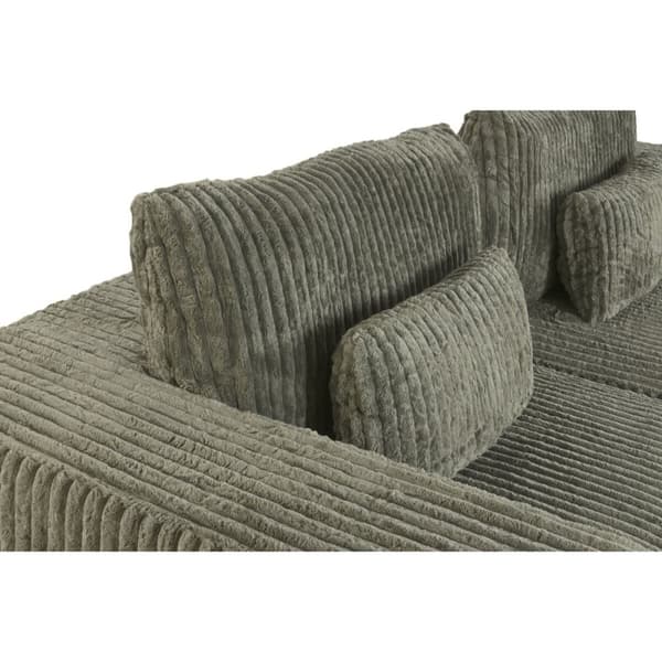 Sofa Home ESPRIT Grønn Scandi 220 x 158 x 91 cm