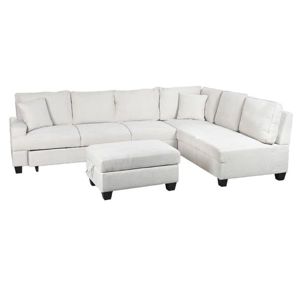 Vuodesohva Home ESPRIT Beige Moderni 285 x 260 x 90 cm