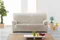 Miniatyrbild 3 av 4: Canape - soffa - divan Eysa - F739170 - 3D Sofföverdrag, Ecru, 3 platser