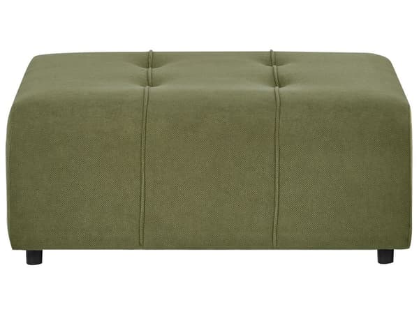 4-seters hjørnesofa med fotskammel Grønn Polyesterstoff Venstrevendt Skjult oppbevaringsrom Sovefunksjon Moderne stil Stue Sovesofa