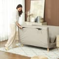 Miniatyrbillede 9 af 9: Sovesofa, 130x78 cm, Beige