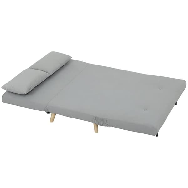 Vuodesohva, 130x78x79 cm, Sohva, 130x190x25 cm, Sänky, vaaleanharmaa