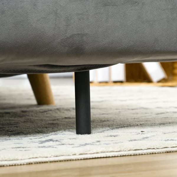 Sovesofa, 2-personers, 130x78x79 cm, Grå