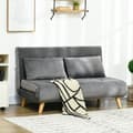 Miniatyrbillede 2 af 9: Sovesofa, 2-personers, 130x78x79 cm, Grå