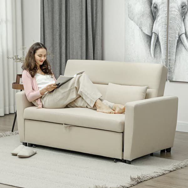 Sovesofa, 155x90x88.5 cm, Beige