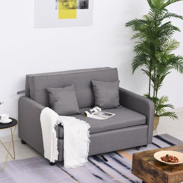 Bäddsoffa, 136x92x84 cm, Grå