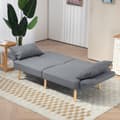 Miniatyrbillede 8 af 9: Tresæders Sofa med Sovefunktion, 170x83x80 cm, Grå