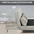 Miniatyrbillede 5 af 9: Sovesofa, 141x90x81 cm, Grå