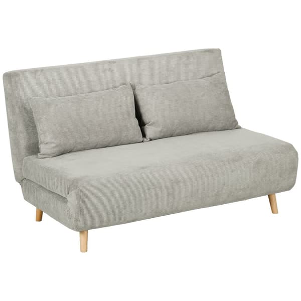 Sovesofa, 141x90x81 cm, Grå