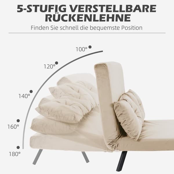 Sovesofa, 102x73x81 cm, Beige