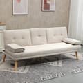 Miniatyrbillede 2 af 9: Sovesofa, 3-personers, 181x77x78 cm, Beige