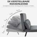 Miniatyrbillede 5 af 9: Sofaseng, 102x73x81 cm, Mørkegrå