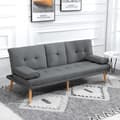 Miniatyrbillede 2 af 9: Sofaseng, 3-personers, 181x77x78 cm, Mørkegrå