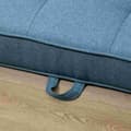 Miniatyrbillede 8 af 9: Sovesofa, 2-personers, 147.5x75x85 cm, Blå