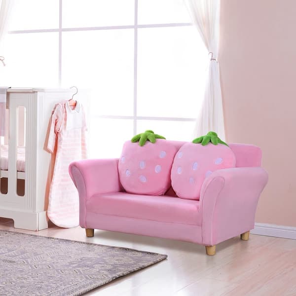 Barnsoffa, 90x53x48 cm, Rosa och Grön