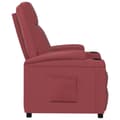 Miniatyrbild 4 av 9: vidaXL Reclinerfåtölj svart konstläder