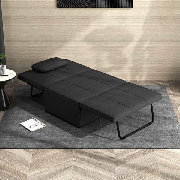 Rootz 3 -i -1 fåtöljvärmesoffa - Lounge stol - Konvertibel stol - utrymmeoptimering - 95 cm x 189 cm x 43 cm