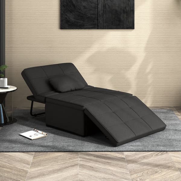 Rootz 3 -i -1 fåtöljvärmesoffa - Lounge stol - Konvertibel stol - utrymmeoptimering - 95 cm x 189 cm x 43 cm