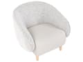 Miniatyrbilde 9 av 11: Moderne 4-seters Stuegruppe Stoff Lys Beige Sofa Lenestol Stuesett