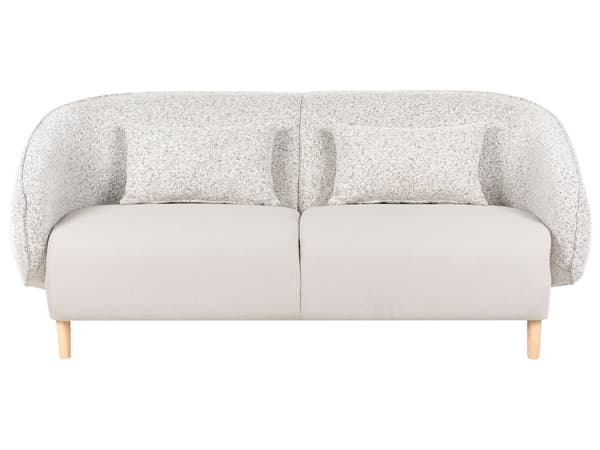 Moderne 4-seters Stuegruppe Stoff Lys Beige Sofa Lenestol Stuesett