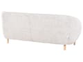 Miniatyrbilde 6 av 11: 3-seters Sofa Lys Beige To Stoffer Polyester Stoff Myk Teksturert Buet Design Moderne Kunst Dekor Stil