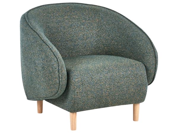 Moderne 4-seters Stuegruppe Stoff Grønn Sofa Lenestol Stuesett
