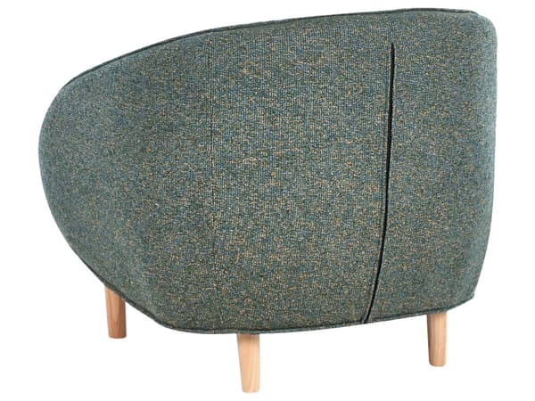 Moderne 4-seters Stuegruppe Stoff Grønn Sofa Lenestol Stuesett