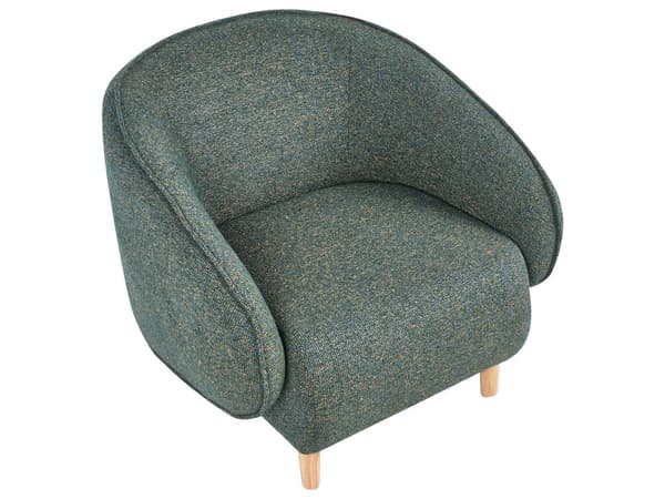 Moderne 4-seters Stuegruppe Stoff Grønn Sofa Lenestol Stuesett