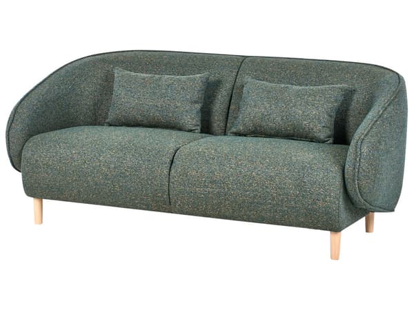 Moderne 4-seters Stuegruppe Stoff Grønn Sofa Lenestol Stuesett