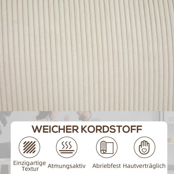 ROOTZ 3 -SEATER SOFA - Stue Couch - White Sofa - Optimal support - 227 x 84 x 87 cm