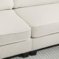 Miniatyrbillede 9 af 10: ROOTZ 3 -SEATER SOFA - Stue Couch - White Sofa - Optimal support - 227 x 84 x 87 cm