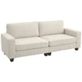 Miniatyrbillede 10 af 10: ROOTZ 3 -SEATER SOFA - Stue Couch - White Sofa - Optimal support - 227 x 84 x 87 cm