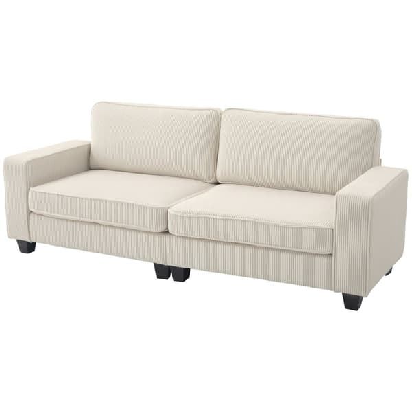 ROOTZ 3 -SEATER SOFA - Stue Couch - White Sofa - Optimal support - 227 x 84 x 87 cm