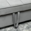 Miniatyrbild 9 av 10: Rootz 4 -i -1 soffa - Justerbar soffa - Soffbädd - Velvet Tyg & kuddar - 140,5 cm x 90,5 cm x 89 cm - Förbättra elegans